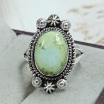 Sonoran Gold Turquoise Size US 7 925 Sterling Silver Ring (REXT114-222)