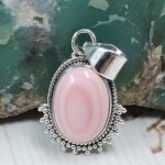 Pink Queen Conch 1" 925 Sterling Silver Pendant (REXT89-229)