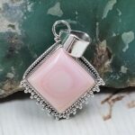 Pink Queen Conch 1" 925 Sterling Silver Pendant (REXT89-232)