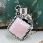 Pink Queen Conch 1" 925 Sterling Silver Pendant (REXT89-228)