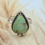 Sonoran Gold Turquoise Size US 6 925 Sterling Silver Ring (REXT4-76)