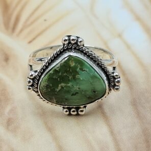 Sonoran Gold Turquoise Size US 6 925 Sterling Silver Ring (REXT134-53)