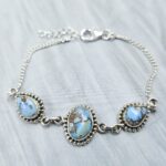 Golden Hills Turquoise 925 Sterling Silver Bracelet (RS36-124)