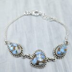 Golden Hills Turquoise 925 Sterling Silver Bracelet (RS36-113)