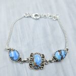 Golden Hills Turquoise 925 Sterling Silver Bracelet (RS36-112)
