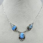 Golden Hills Turquoise 925 Sterling Silver Necklace (REXT134-171)