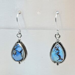 Golden Hills Turquoise 1.25" 925 Sterling Silver Earrings (RS73-210)