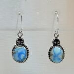 Golden Hills Turquoise 1.25" 925 Sterling Silver Earrings (RS73-113)