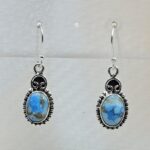 Golden Hills Turquoise 1.25" 925 Sterling Silver Earrings (RS73-117)