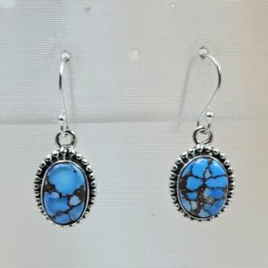 Golden Hills Turquoise 1.25" 925 Sterling Silver Earrings (RS73-125)