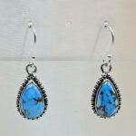 Golden Hills Turquoise 1.25" 925 Sterling Silver Earrings (RS73-138)