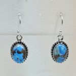 Golden Hills Turquoise 1.25" 925 Sterling Silver Earrings (RS73-143)