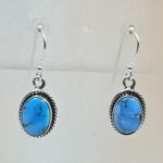 Golden Hills Turquoise 1.25" 925 Sterling Silver Earrings (RS73-167)