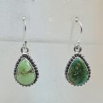 Sonoran Gold Turquoise 1.25" 925 Sterling Silver Earrings (RS73-24)