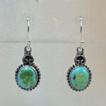 Sonoran Gold Turquoise 1.25" 925 Sterling Silver Earrings (RS73-73)