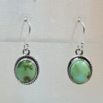 Sonoran Gold Turquoise 1.25" 925 Sterling Silver Earrings (RS73-81)
