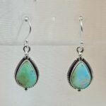 Sonoran Gold Turquoise 1.25" 925 Sterling Silver Earrings (RS73-98)