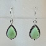 Sonoran Gold Turquoise 1.25" 925 Sterling Silver Earrings (RS73-100)