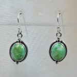 Sonoran Gold Turquoise 1.25" 925 Sterling Silver Earrings (RS73-102)