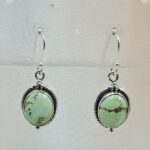 Sonoran Gold Turquoise 1.25" 925 Sterling Silver Earrings (RS73-106)