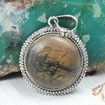 Jasper 1.5" Sterling Silver Pendant (RS50-18)