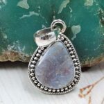 Australian opal 1" Sterling Silver Pendant (RS50-23)