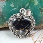 Wild Horse Copper turquoise 1.25" Sterling Silver Pendant (RS50-27)