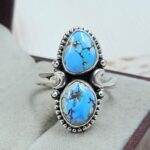 Golden Hills Turquoise Size US 9 925 Sterling Silver Ring (REXT4-295)