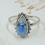 Golden Hills Turquoise Size US 10 925 Sterling Silver Ring (REXT4-362)