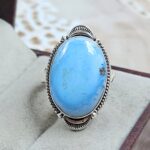Golden Hills Turquoise Size US 8 925 Sterling Silver Ring (REXT4-308)