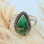 Sonoran Gold Turquoise Size US 10 925 Sterling Silver Ring (REXT4-146)