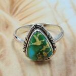 Sonoran Gold Turquoise Size US 9 925 Sterling Silver Ring (REXT4-204)