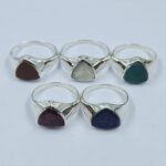 5 Pcs Wholesale Lot 925 Sterling Silver Men's Ring (RS14-226)