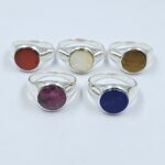 5 Pcs Wholesale Lot 925 Sterling Silver Men's Ring (RS14-241)