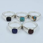 5 Pcs Wholesale Lot 925 Sterling Silver Men's Ring (RS14-250)