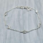 Rainbow Moonstone 925 Sterling Silver Bracelet (REXT40-303)