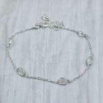 Rainbow Moonstone 925 Sterling Silver Bracelet (REXT40-296)