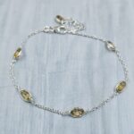 Citrine 925 Sterling Silver Bracelet (REXT40-292)