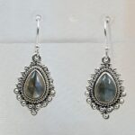Labradorite 925 Sterling Silver Earrings (RS30-376)