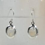 Rainbow Moonstone 925 Sterling Silver Earrings (RS30-389)