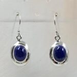 Lapis Lazuli 925 Sterling Silver Earrings (RS30-390)