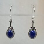 Lapis Lazuli 925 Sterling Silver Earrings (RS30-392)