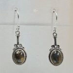 Labradorite 925 Sterling Silver Earrings (RS30-397)