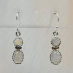 Rainbow Moonstone 925 Sterling Silver Earrings (RS30-405)
