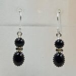 Black Onyx 925 Sterling Silver Earrings (RS30-407)