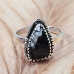 White Buffalo Turquoise Size US 9 925 Sterling Silver Ring (RS11-240)