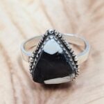 White Buffalo Turquoise Size US 8 925 Sterling Silver Ring (RS11-246)