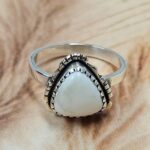 White Buffalo Turquoise Size US 7 925 Sterling Silver Ring (RS11-268)