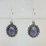 Tanzanite 925 Sterling Silver Earrings (RS53-161)