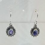 Tanzanite 925 Sterling Silver Earrings (RS53-162)